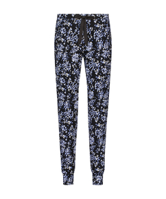 Petite Spodnie od piżamy Painted Leopard, Czarny